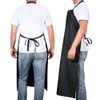 VWELL Rubber Vinyl 41.5'' Waterproof Apron for Men Women, Dishwashing,