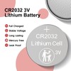 CR2032 3V Lithium Battery, 100 Pack, 3V Button Cell Battery,