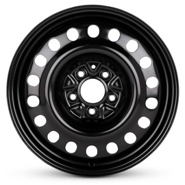 For 04-16 Kia Sportage 17 Inch Painted Black Steel Rim - OE Direct Replacement - Road Ready Car Wheel