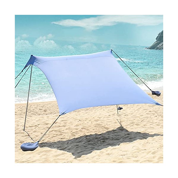 Beach Tents Pop Up 6 Person UPF50+, Popup Canopy Shade
