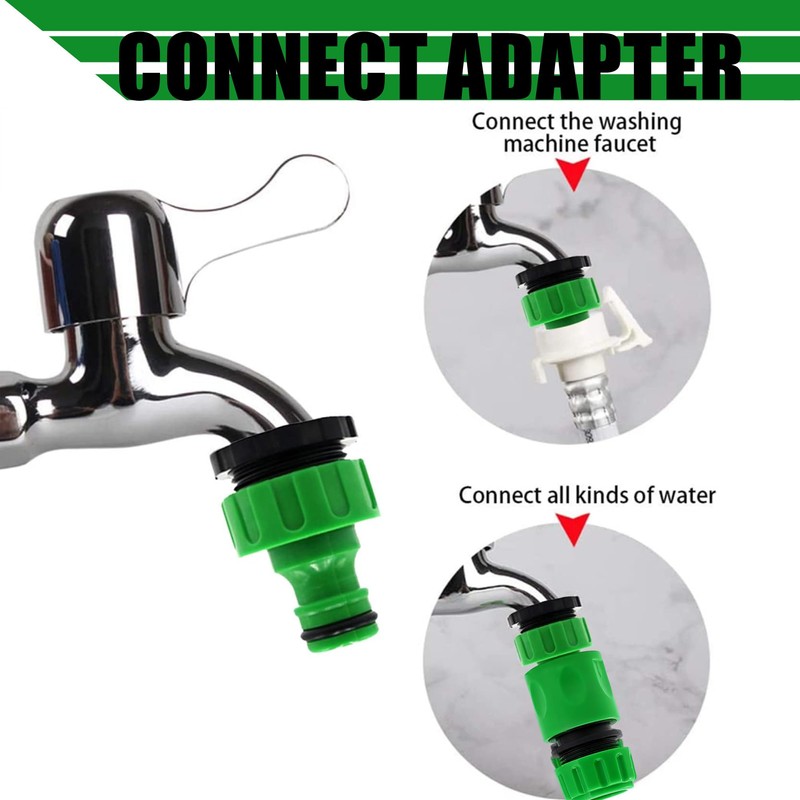 XPendHoze Hose Connector Garden Hose Fitting Set.Hose End Quick Connector,