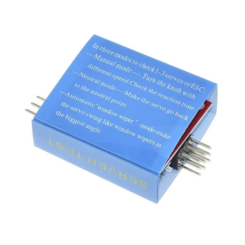 Ren He 2pcs DC 4.5-6.0V Servo Tester Steering Gear Tester