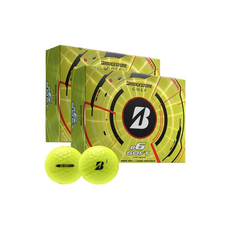Bridgestone Golf e6 Soft Yellow Double Dozen