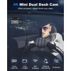 oolong Dash Cam Front and Rear, 4K+1080P Dashcam with 64GB
