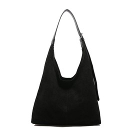 QKEPCY Handtasche Damen Tote Bag Shopper Groß Umhängetasche Wildleder Tasche Adatto per lo Shopping di Lavoro