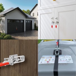 TAYCZGQL Heavy Duty Toggle Clamp Door Latch Zinc Alloy Easy Installation for Garage Shed Cabinet Security 40323 1pc