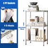 3-Tier Wire Shelving Unit, 1000 lbs Capacity, Adjustable Metal Storage