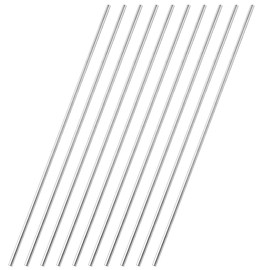 winova 10pcs 304 Stainless Steel Round Rod Solid Shaft Rods High Strength Rust Resistant Corrosion for DIY Crafts Model Car Airplane Helicopter Precision Machining (2mm Diameter x 300mm Length)