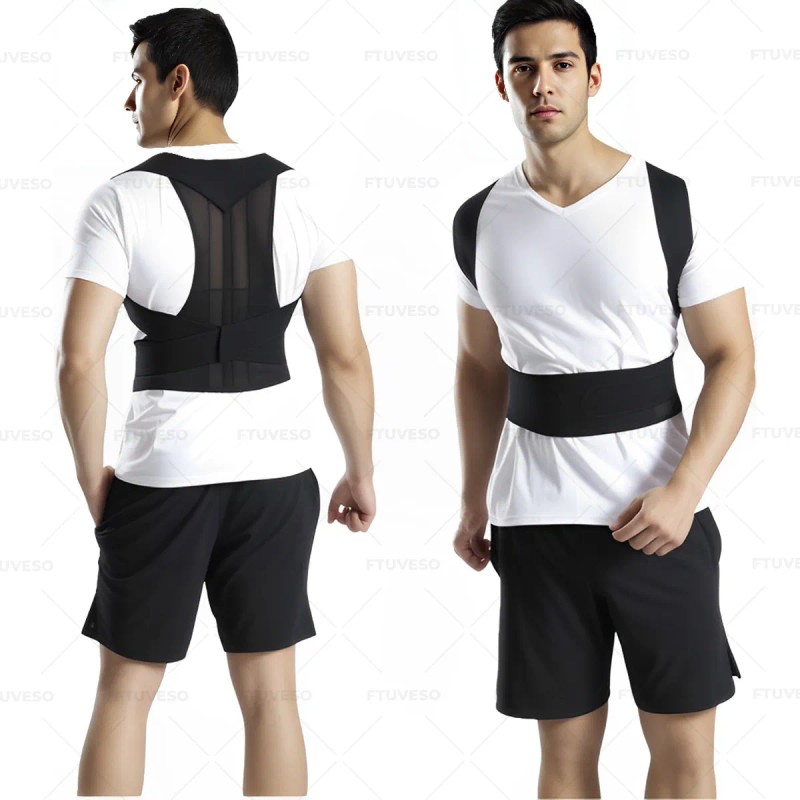 Corrector Postura Espalda Para Hombre Y Mujer Ajustable Faja