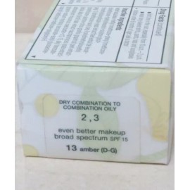 CLINIQUE EVEN BETTER MAKEUP SPF 15 - SHADE 13 AMBER (D-G) - 1 OZ BOXED