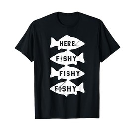Fisher Fish Fishermen Bait Fishing Rod Boys Girls Bass T-Shirt