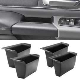 TTCR-II for Ram 1500 Door Side Organizer Tray 2019 2020 2021 2022 2023 2024 2025 2026, for Ram 1500 Door Pocket Insert 4 Pcs (Does not fit 2500 3500