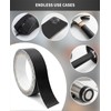 Gaahkai 3-Pack Black Rubber Grip Tape for Handles (1" x