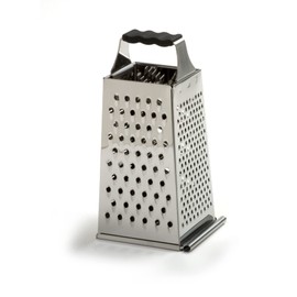 Norpro, Silver Grip-EZ Stainless Steel Grater with Catcher, 10in/25.5cm