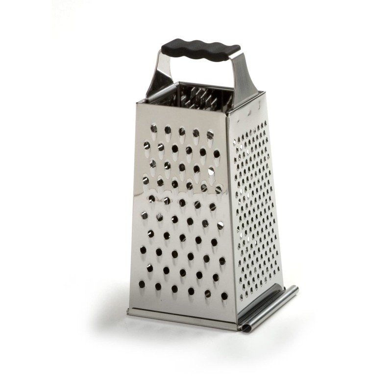 Norpro, Silver Grip-EZ Stainless Steel Grater with Catcher, 10in/25.5cm