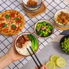 6 Pack Rice Bowls, 4.5 Inch 10 Oz Japanese Retro
