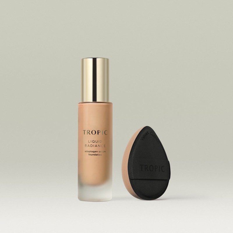 Tropic Skincare Liquid Radiance Adaptogen Serum Foundation, Shade 10 (Deep