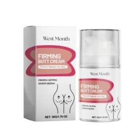 West&Month Firming and Moisturizing Body Cream Peach Butt Lift Care with Body Firming and Highlighting EffectsSize: 50g