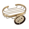 Soap Dish Wall Mounted Twisted Pattern Soap Holder Copper Stainless