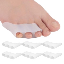 Vigorola Pinky Toe Separator Pinky Toe Cushion 3 Pairs Little Toe Straightener Gel Sup Soft Tailors Bunion Corrector for Preventing Rubbing & Relieve Pressure