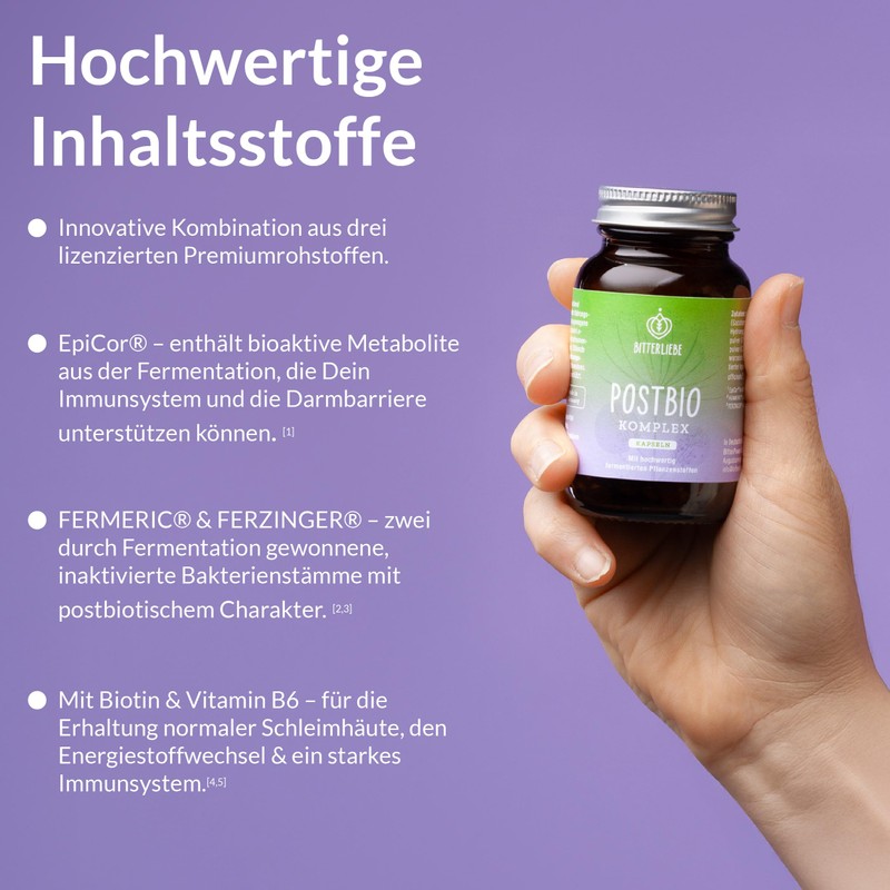 BitterLiebe - Intestinal Building Package - with Postbiotics, Probiotics and