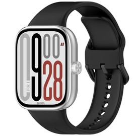 LOKEKE Compatible with Redmi Watch 5 Replacement Wrist Band - Replacement Silicone Wrist Watch Band Strap Compatible with Redmi Watch 5/4(Silicone Black)