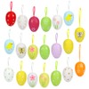 O-Kinee Easter eggs decoration for hanging, plastic Easter decoration