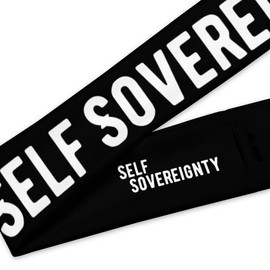 Black Self Sovereignty Headband - Size: L