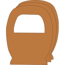 Easter Basket 8” x 10” Basket Single Color Super Cut-Outs, 15 Cut-Outs in a Pack for Spring, Easter, Holiday Crafts, Kids’ School Craft Projects