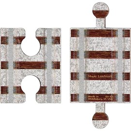 Wooden Train Track - Adapter Pair - Made in USA