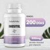 Myo Inositol Puro 500 mg 1 al Día 200 Cápsulas