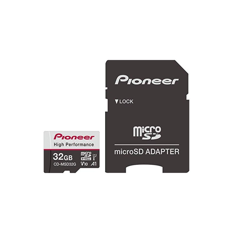 Pioneer Pioneer Micro SD Card CD-MSD32G SDHC 32GB CLASS10 U1