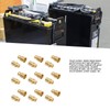 30 Sets Connector Plug 8.0 Gold Plated Brass High Accuracy