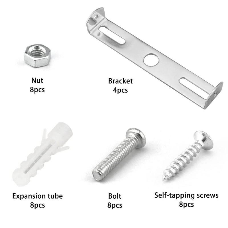 DGHAOP 4 Sets Ceiling Light Plate 4.1" Galvanized Metal Pendant