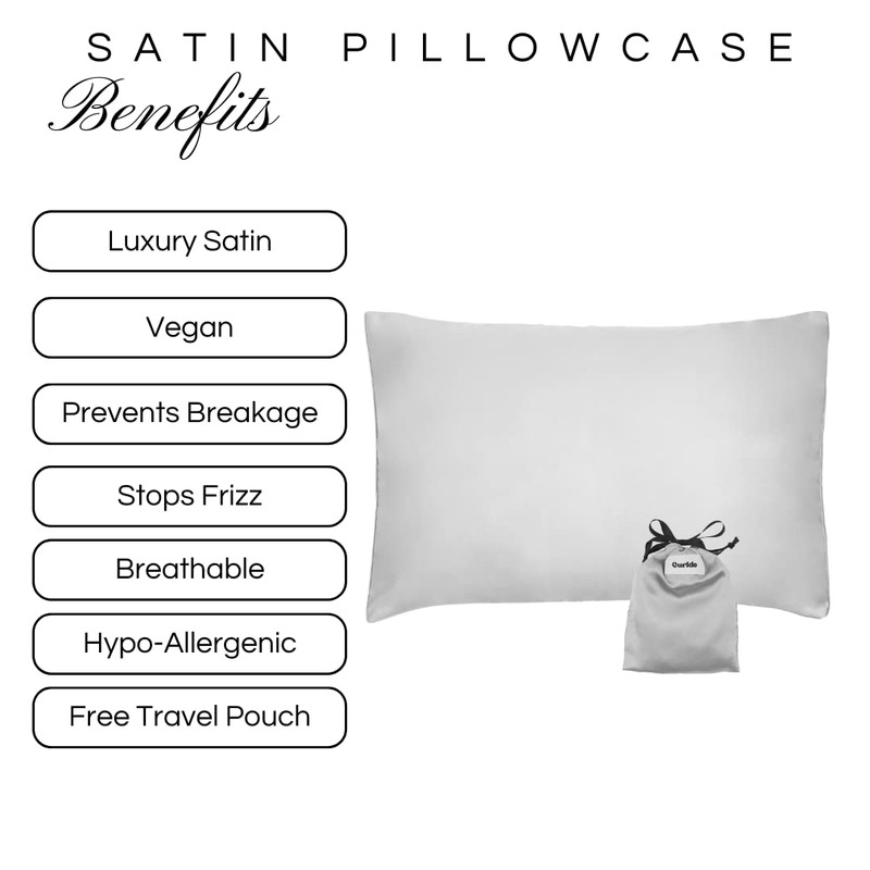 Curldo 100% Luxury Satin Vegan Pillowcase For Hair & Skin