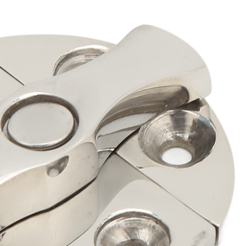 Boat Door Catch Latch Round 45mm 180° Rotation 316 Stainless