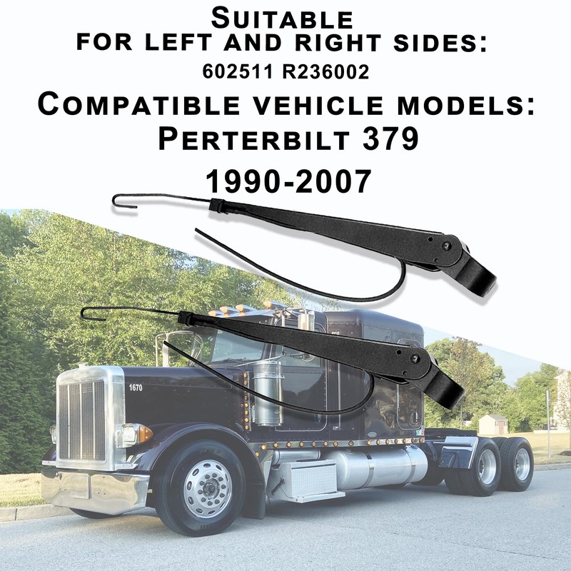 AutoHornix 602511 1 Pair Front Windshield Wiper Arm Kit Noiseless