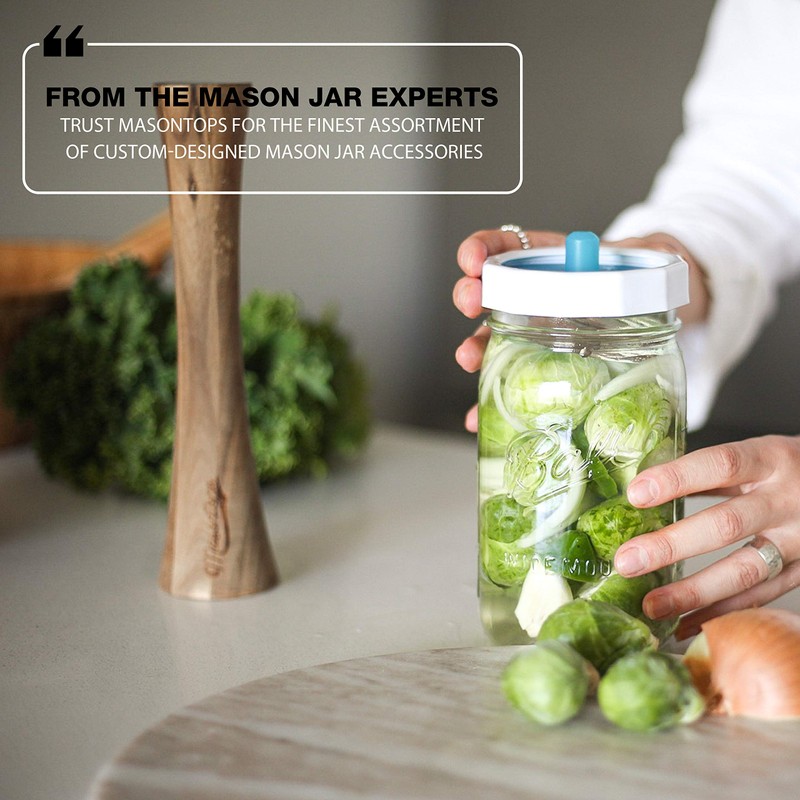 Masontops Pickle Pipes - Airlock Fermentation Lids - Fermentation Kit