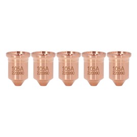 5 Pcs 220990 Nozzle Tip Brass Plasma Cutting Torch Nozzle Tips for PMX 65 85 105 125A Consumables
