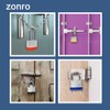 ZonRo Locks Laminated Steel Keyed Padlocks,Keyed Alike Locks, 1-9/16 inch