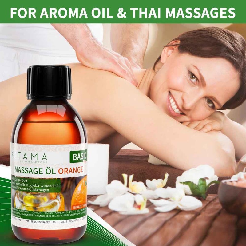 Massage Oil Aroma Orange 250ml - MyThaiMassage - Aroma Oil