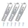3pcs WD01X27759 Dishwasher Mounting Brackets with Screws, Under Counter Installation