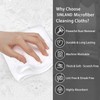 Sinland Microfiber Cleaning Cloths Dish Cloth Absorbent Kitchen Lintless Cleaning