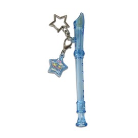 LamPlanning Mini Recorder KH Musical Instrument Recorder Miniature Sounds Friends Charm Keychain Toy Bag Charm, Zukyo Blue