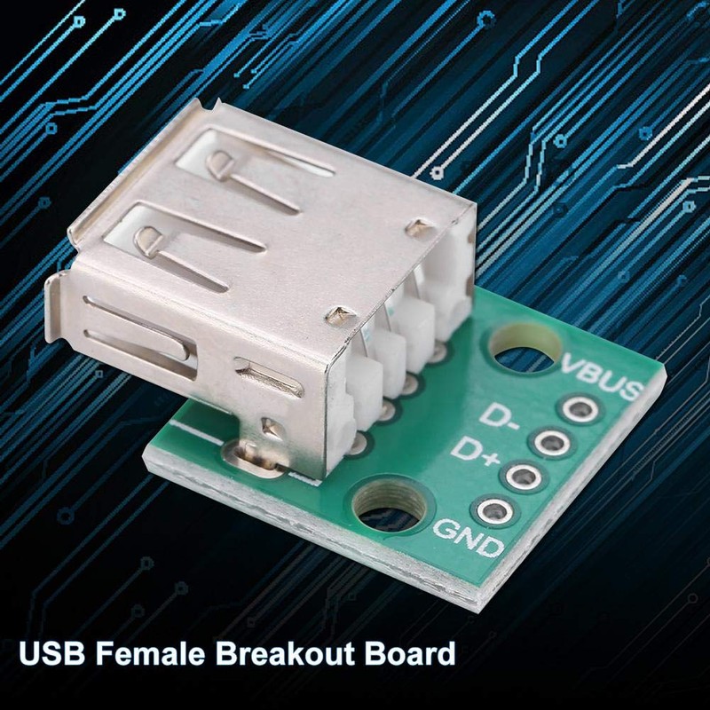 Keenso USB Breakout Board, 10Pcs USB Type A Female USB