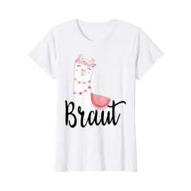 Women's Bride to Be Lama Alpaca JGA Engagement Gift T-Shirt