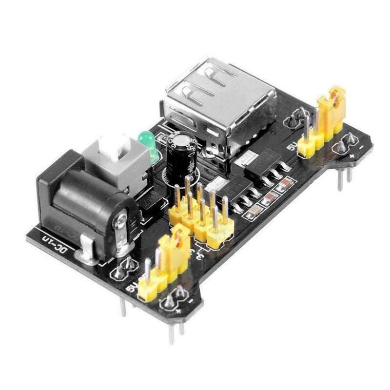 KKHMF 5 Pieces 3.3V 5V MB102 Breadboard Power Module Power
