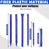 Tallew 9 Pcs Plastic Scraper Tool Sticker Scraper Tool Plastic