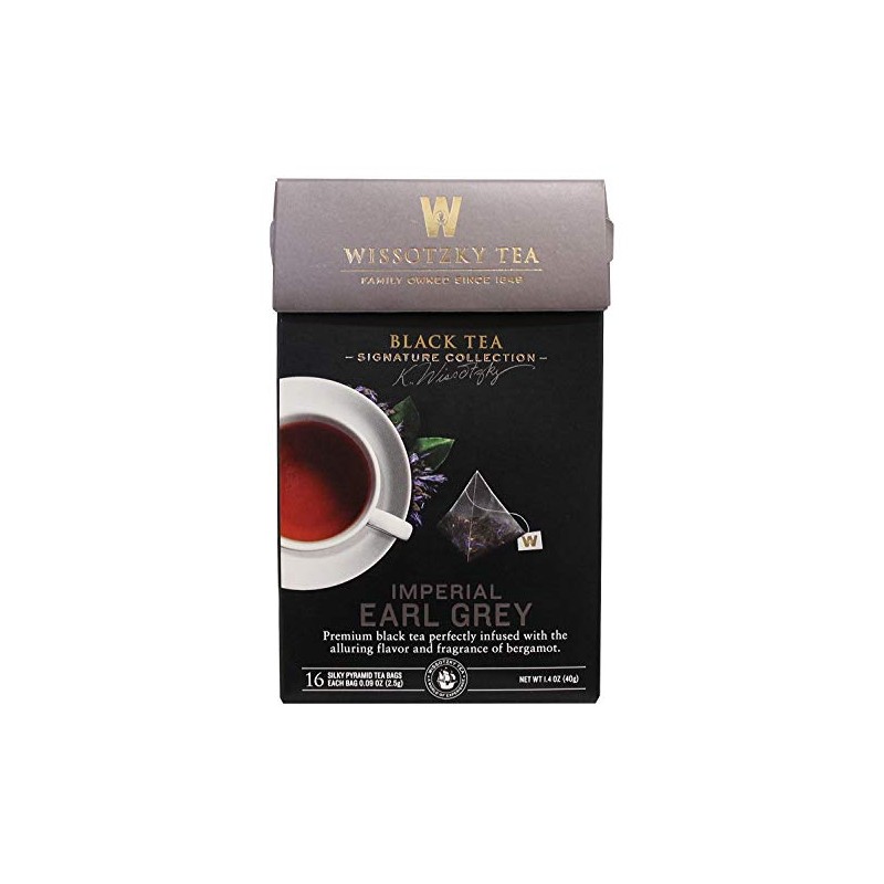 Wissotzky Signature Collection Imperial Earl Grey, (16 Silky Pyramid Tea