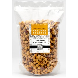 Oregon Farm To Table - Hazelnuts from Premium Growers - Dry Roasted - Kosher Certified (3lb, Natural Roasted)